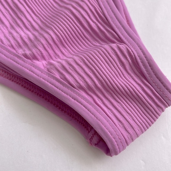 L Space Bikini Womens Frenchi Pink Bitsy Cut Swim Bottom Small - Picture 8 of 9